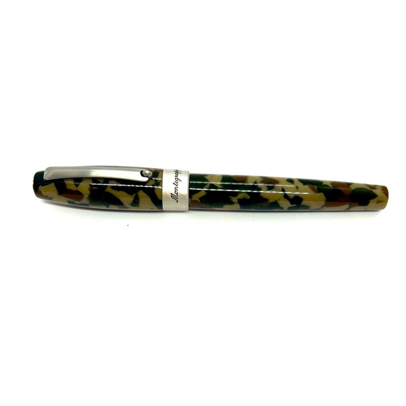 Montegrappa Pen camouflage with box and dog tags - Picture 1 of 4